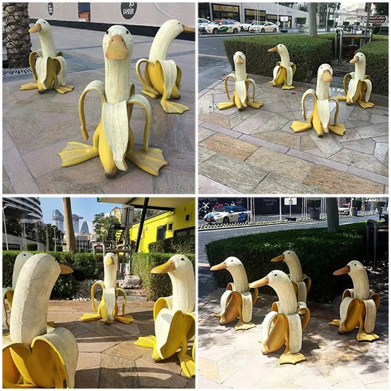Skorter | Banana Duck Sculpture | Playful Garden Decoration!