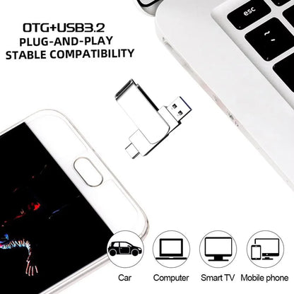 Skorter | Xiaomi 16TB USB 3.0 Pen Drive - High-Speed Metal SSD Flash Drive