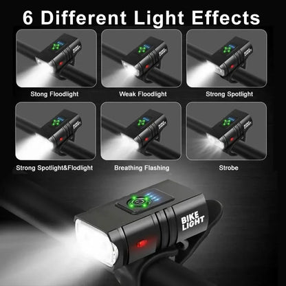 Skorter | NightRay – LED bicycle light with USB charging & 1500 lumens for safe night rides