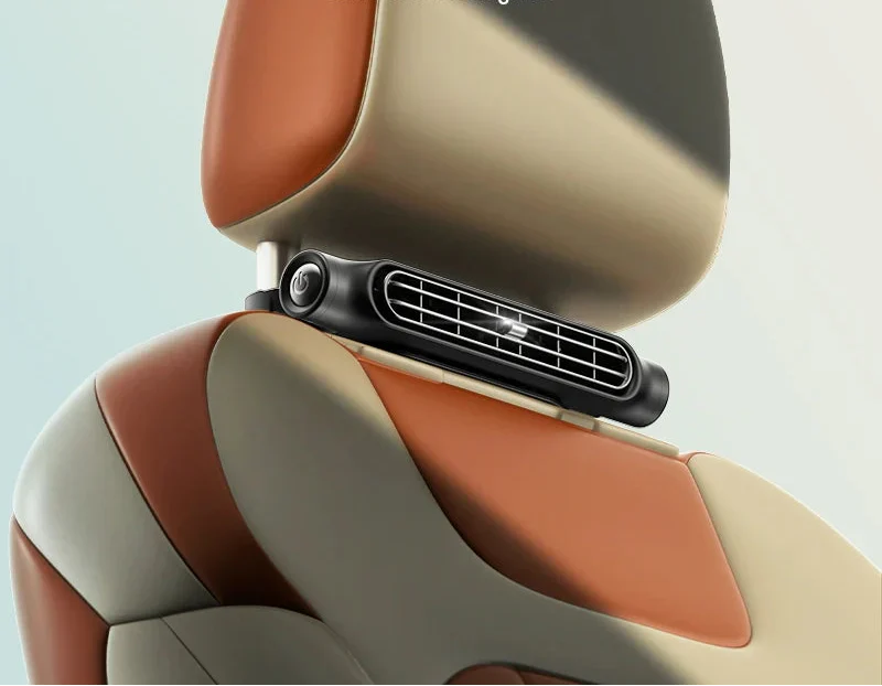 Skorter | Zara Car Headrest Fan – USB Compact Ventilation System for Back Seat with 3 Speeds
