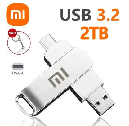 Skorter | Xiaomi 16TB USB 3.0 Pen Drive - High-Speed Metal SSD Flash Drive