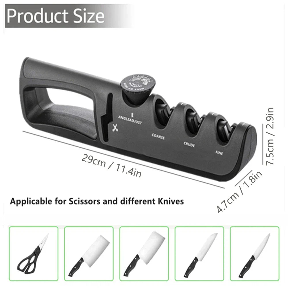 Skorter | 4-in-1 Professional Knife Sharpener (1+1 Free) - EdgeSharp