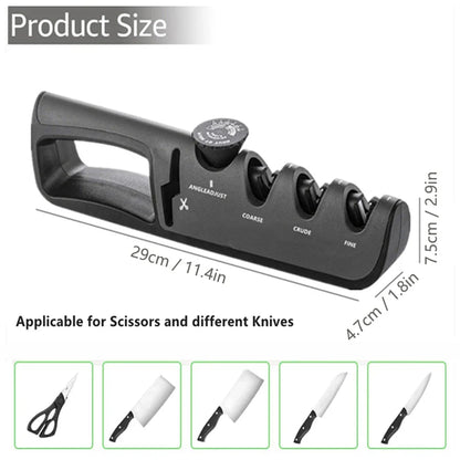 Skorter | 4-in-1 Professional Knife Sharpener (1+1 Free) - EdgeSharp