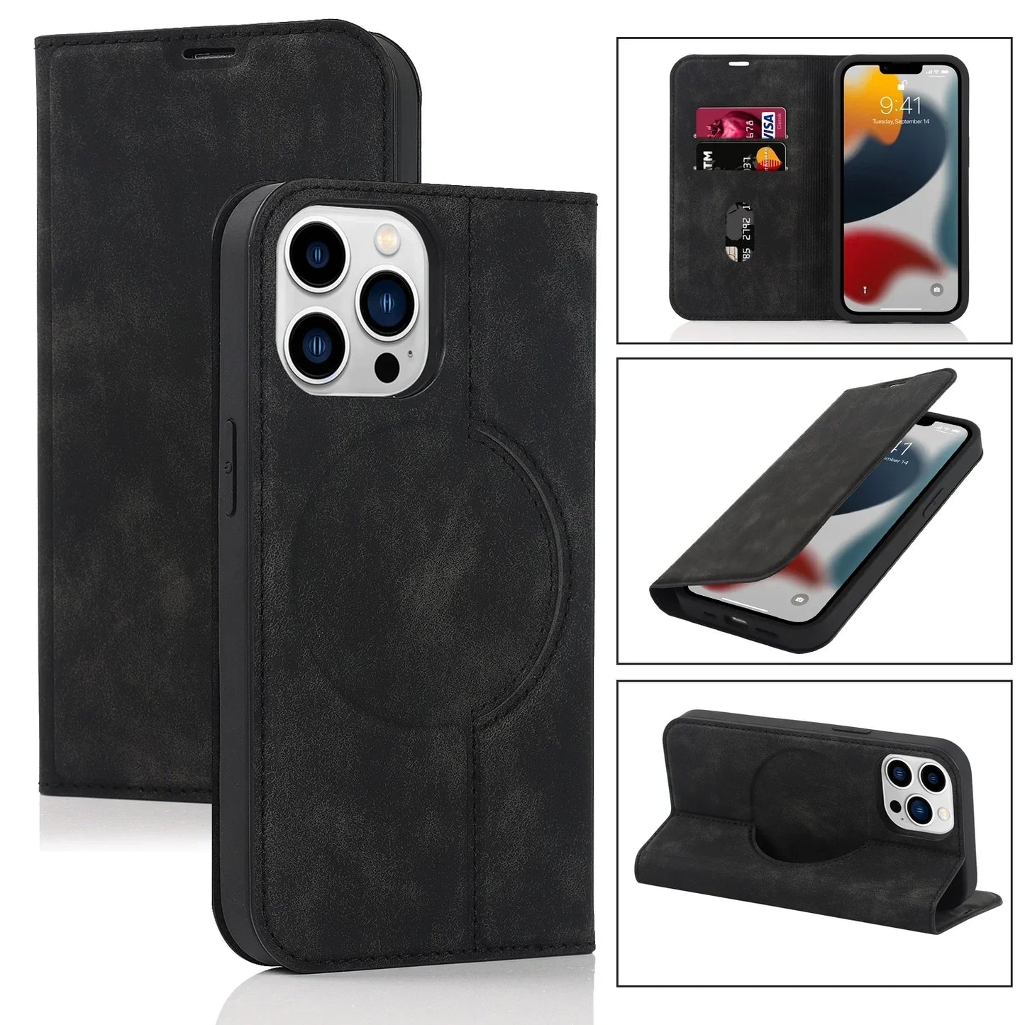 Skorter | Wallet Case MagSafe Wireless Charging - iPhone