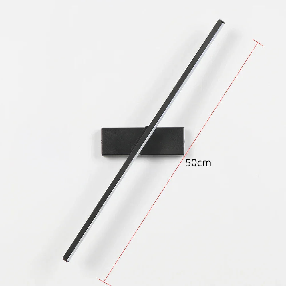 Skorter | Modern roterande sänglampa för sovrummet - Justerbar LED-vägglampsockel