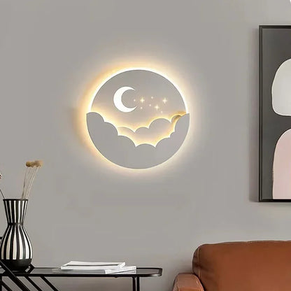 Skorter | Magical LED Wall Lamp – Moon & Stars Night Light