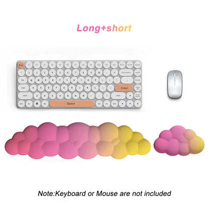 Skorter | Ergonomic Memory Foam Keyboard & Mouse Wrist Rest Set
