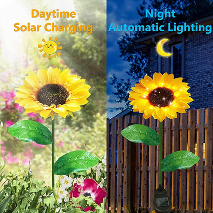 Skorter | Solar-Sunflowers: Waterproof Garden Joy