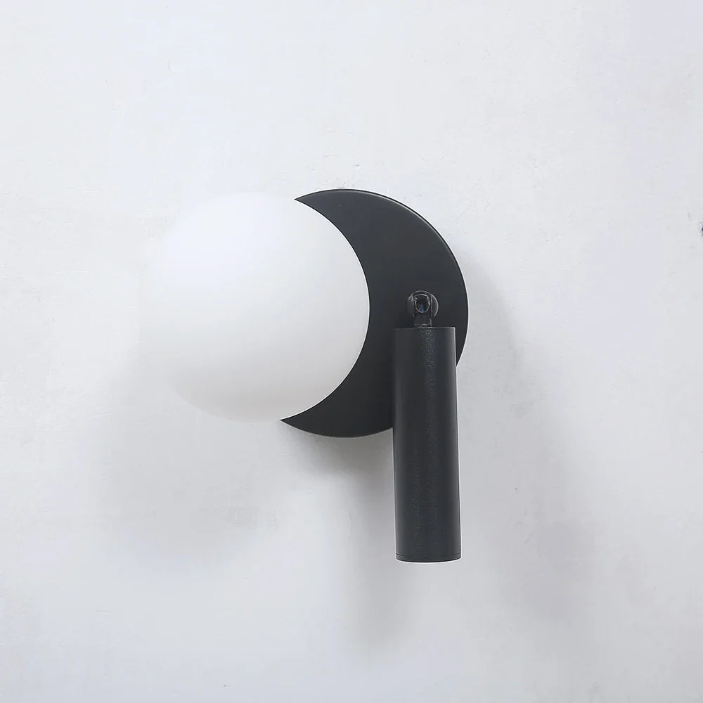 Skorter | NordicLux - Modern LED Bedside Lamp Rotating Glass Wall Lamp Bedroom and Living Room Decor