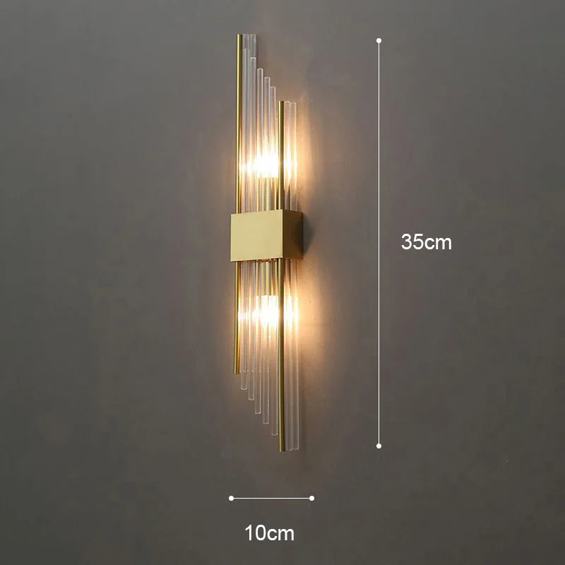 Skorter | Elegant LED Wall Lamp in Gold