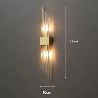 Skorter | Elegant LED Wall Lamp in Gold