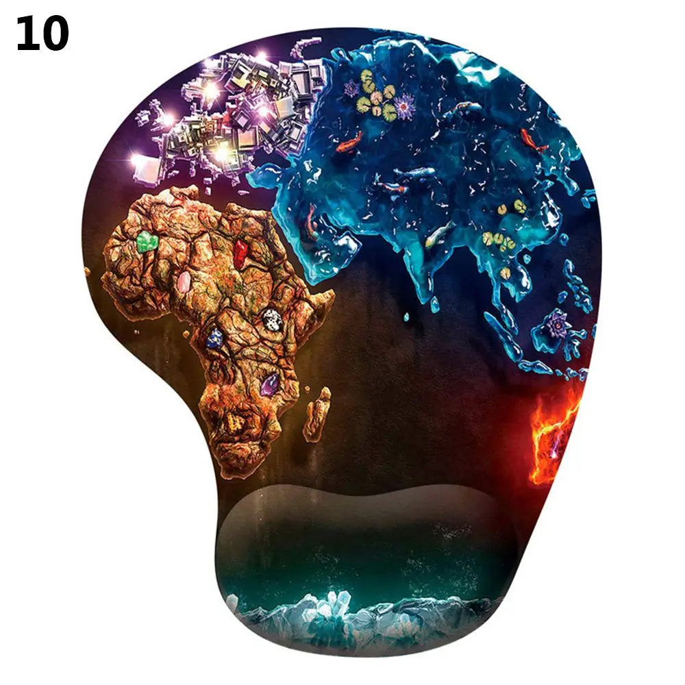 Skorter | Ergonomic Silicone Wrist Rest Mouse Pad - Non-Slip Hand Support for Desktop & Laptop Gaming