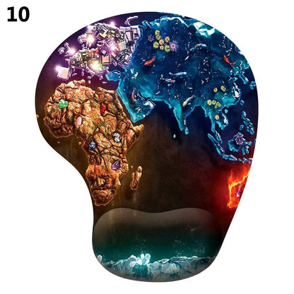 Skorter | Ergonomic Silicone Wrist Rest Mouse Pad - Non-Slip Hand Support for Desktop & Laptop Gaming