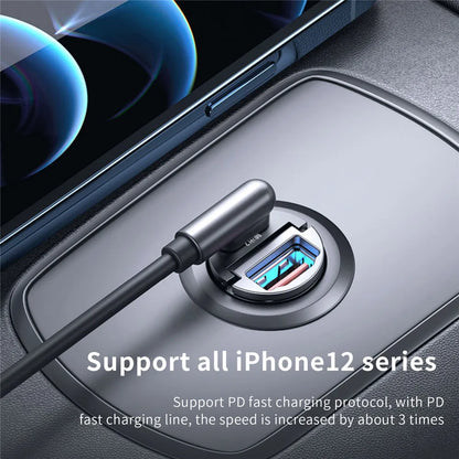 Skorter | 100W/200W QC3.0 PD Mini Car Charger  - 12-24V Fast Charging