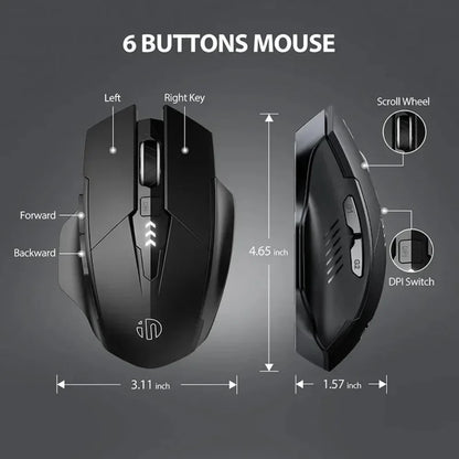 Skorter | and 2.4Ghz Rechargeable Wireless Mouse