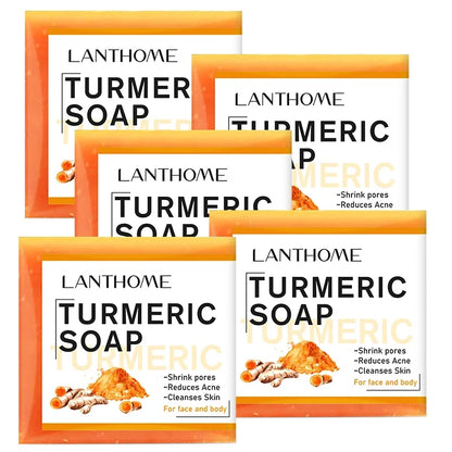 Skorter | Turmeric Soap Facial Cleansing Anti Acne Remove Pimples Dark Spots