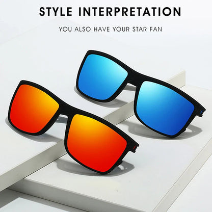 Skorter | Square Polarized Sunglasses UV Protection Lightweight Frame for Men & Women