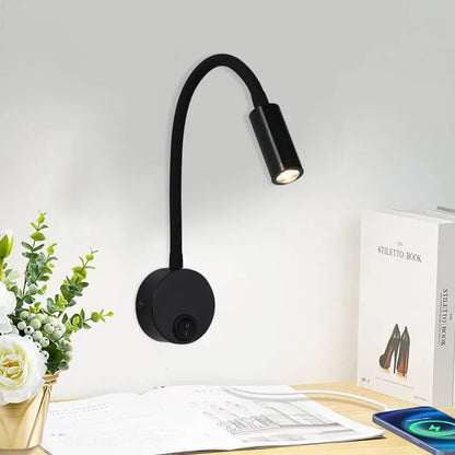 Skorter | Versatile LED Wall Lamp: Modern, Flexible, Perfect for Reading in Bed