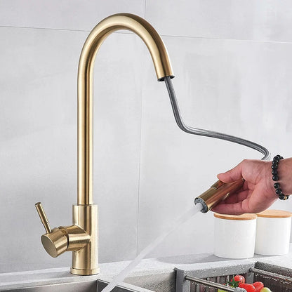 Skorter | AquaTurn – 360° Swivel Kitchen Faucet with Flexible Handle