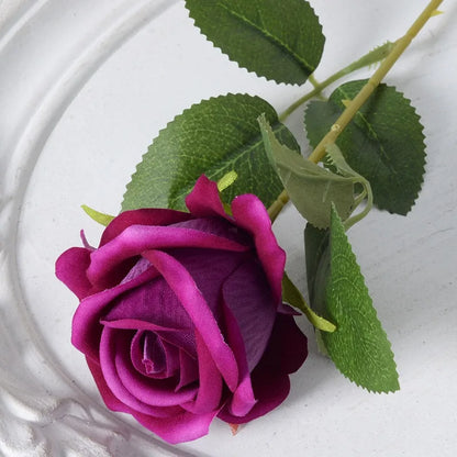 Skorter | 20 pieces Realistic Velvet Silk Rose Bouquet