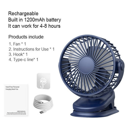 Skorter | 3 Speed Fan With Clip and Hook