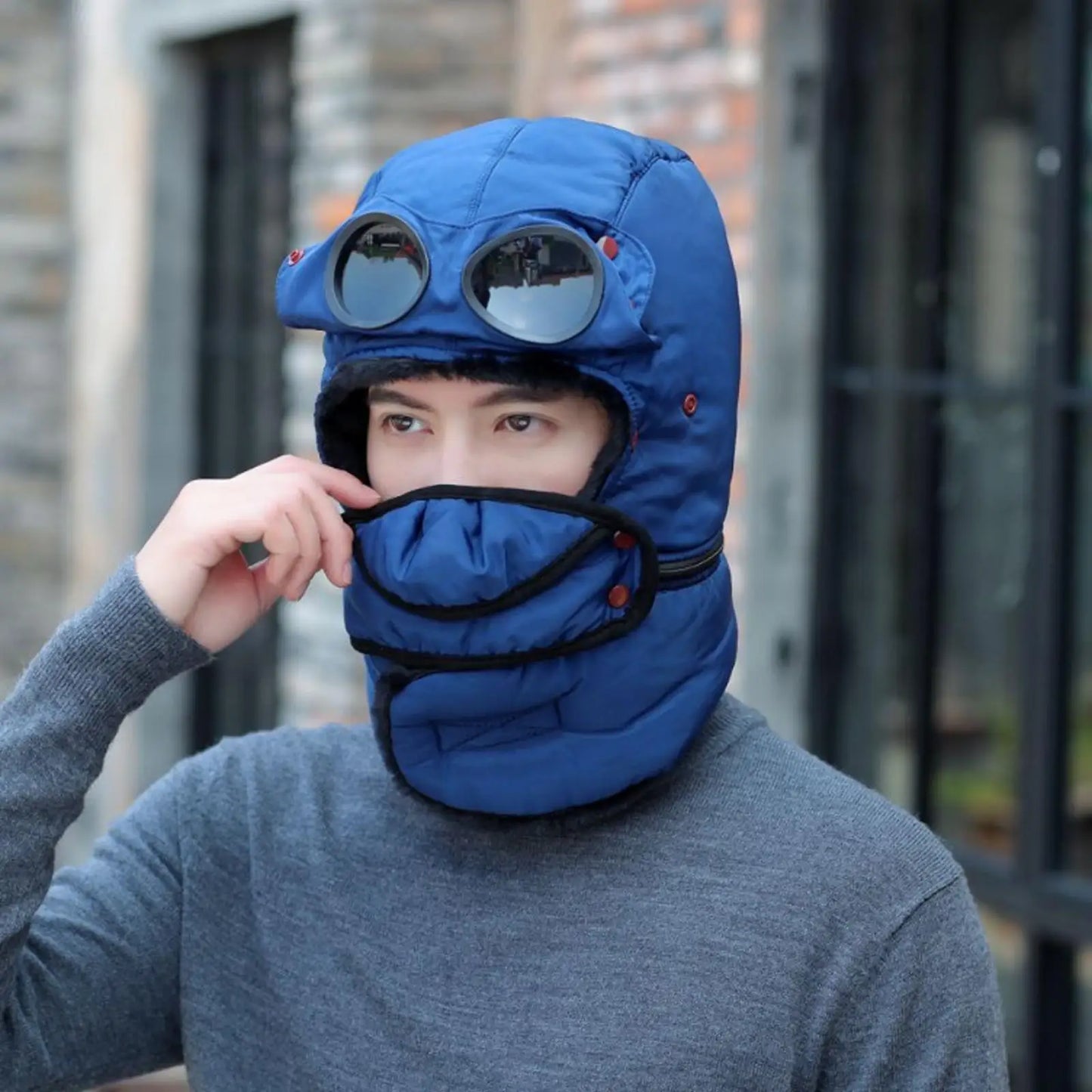 Skorter | Polar Vision Thermo Windproof Face Covering Beanie