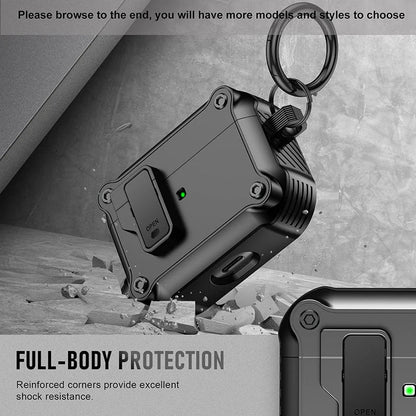 Skorter | Armor Shockproof Lock Clip AirPods Case