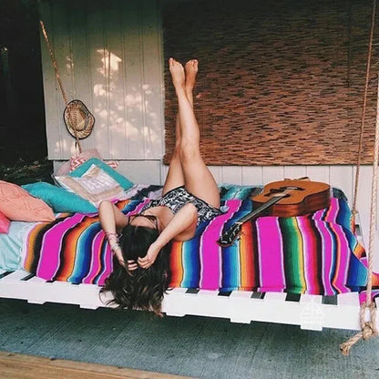 Skorter | Colorful Mexican Serape Blanket