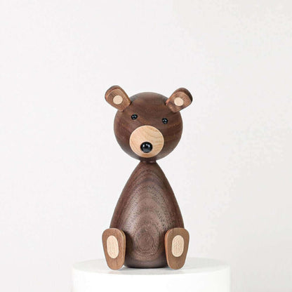 Skorter | Danish Wood Brown Bear Family Ornaments