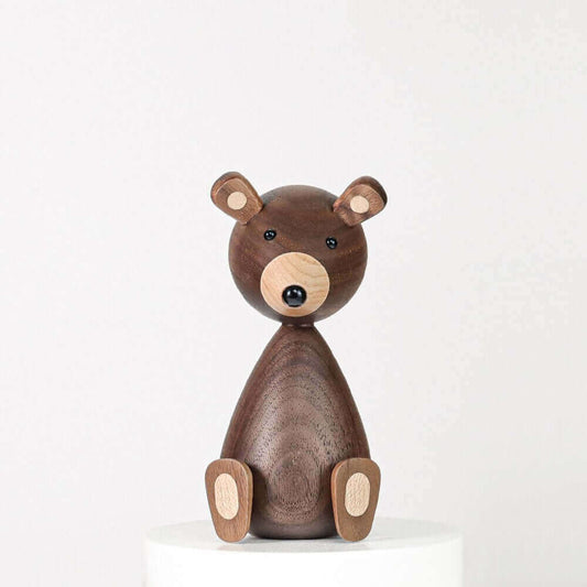 Skorter | Danish Wood Brown Bear Family Ornaments