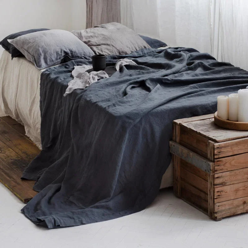 Skorter | BedBreeze | Linen Bed Sheet