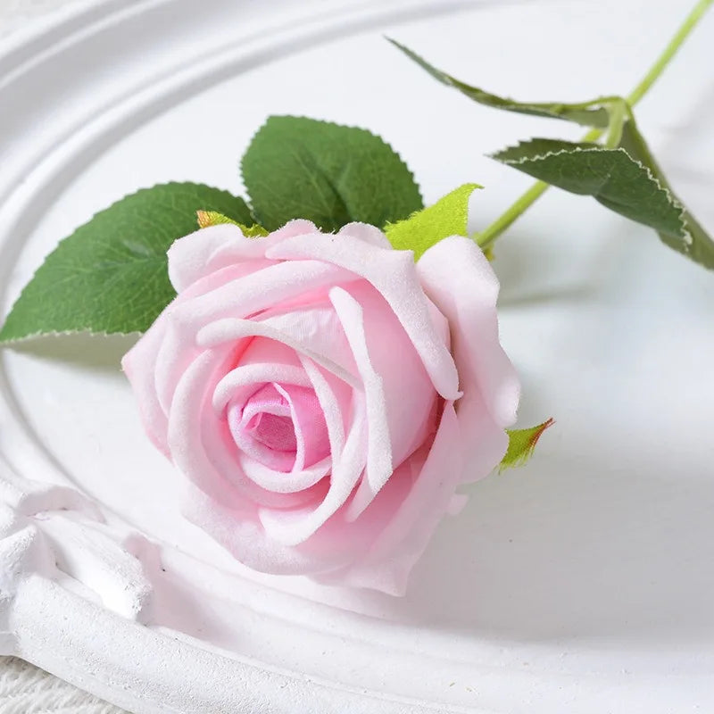 Skorter | 20 pieces Realistic Velvet Silk Rose Bouquet