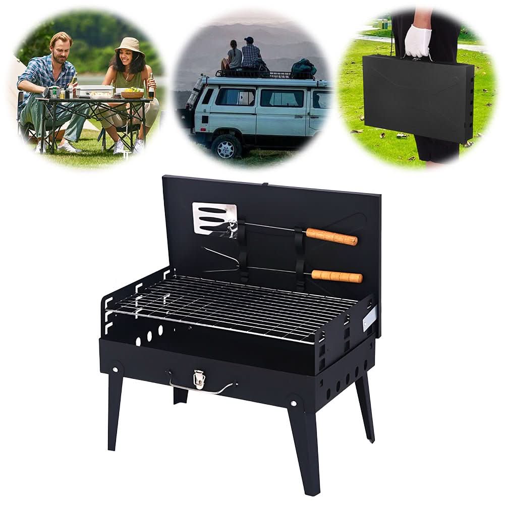 Skorter | Folding Steel Grill for Mobile BBQ & Spontaneous Grilling Fun