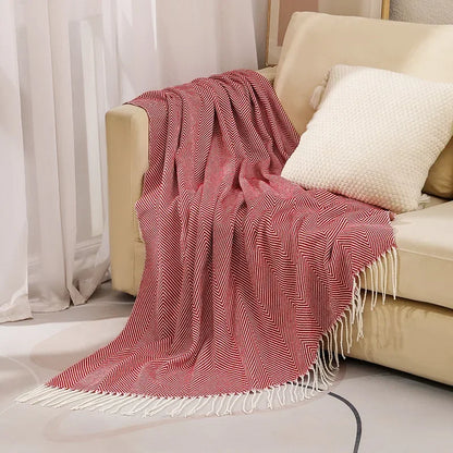 Skorter | Nordic Stripe Throw Sofa Blanket