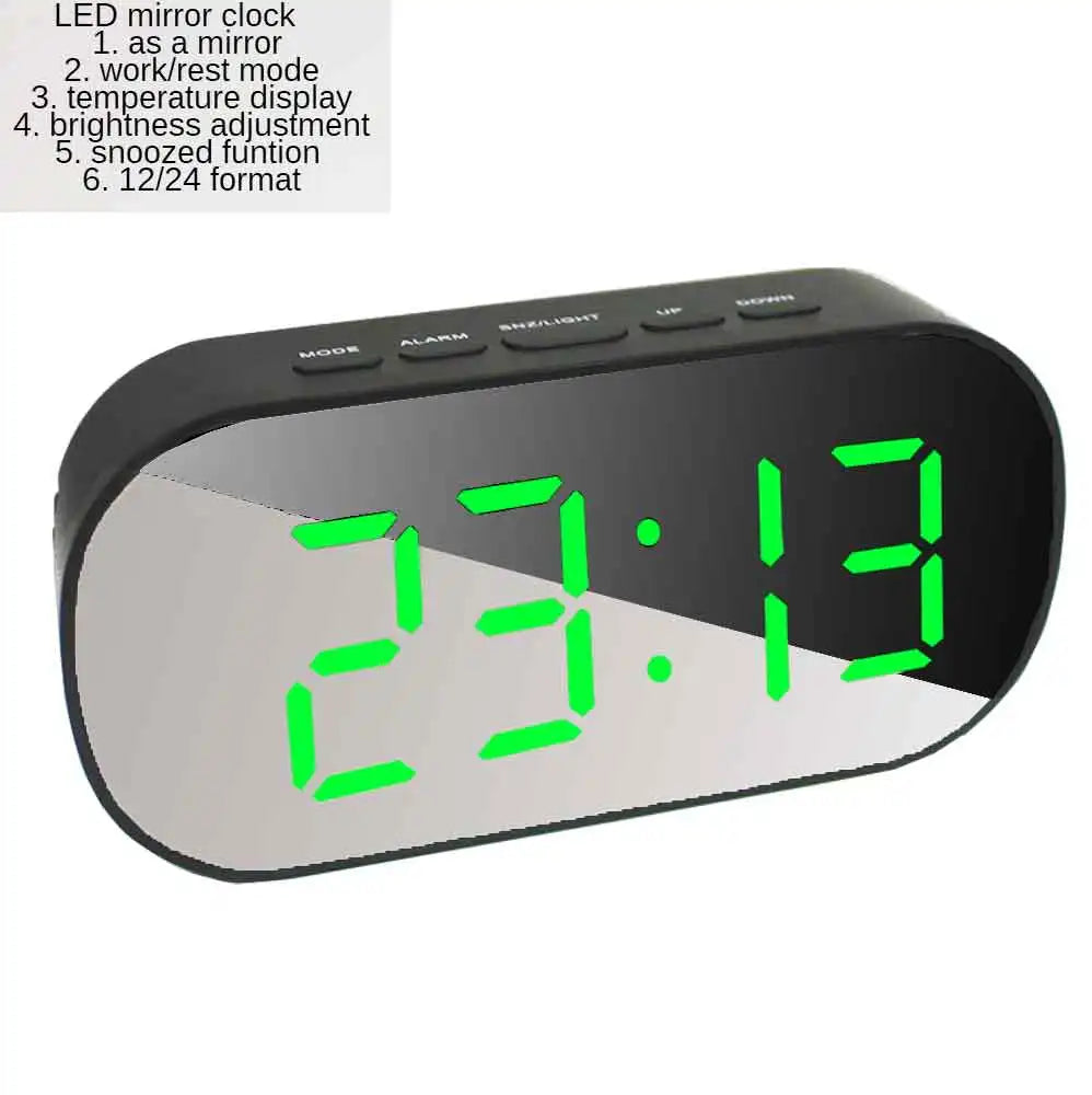 Skorter | Curved Screen Digital Alarm Clock
