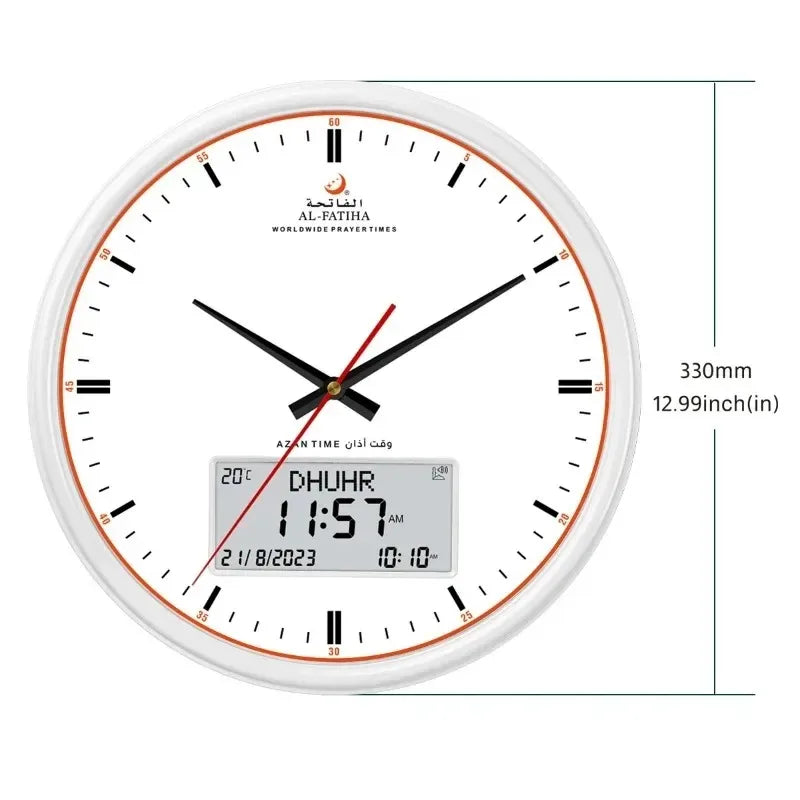 Skorter | GebedsTid - Smart Wall Clock with Azan and Hijri Calendar