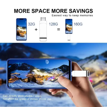 Skorter | Xiaomi 16TB USB 3.0 Pen Drive - High-Speed Metal SSD Flash Drive