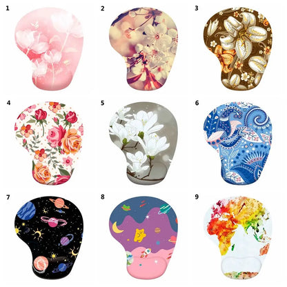 Skorter | Ergonomic Silicone Wrist Rest Mouse Pad - Non-Slip Hand Support for Desktop & Laptop Gaming