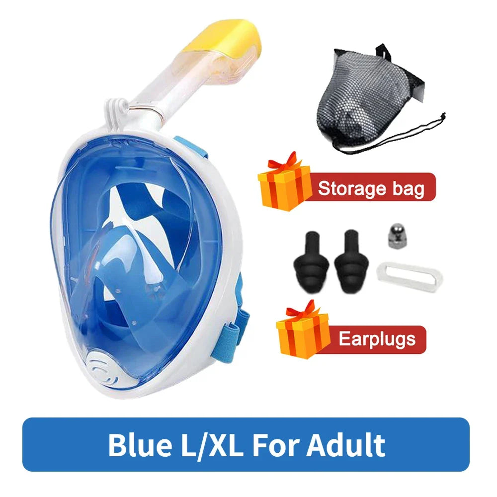 Skorter | Anti-Fog Full Face Underwater Snorkeling Mask Set
