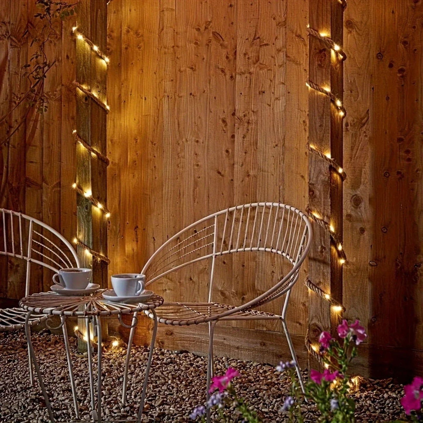 Skorter | SolarRope | Solar-powered hemp rope light | Sustainable decorative lighting for garden & terrace