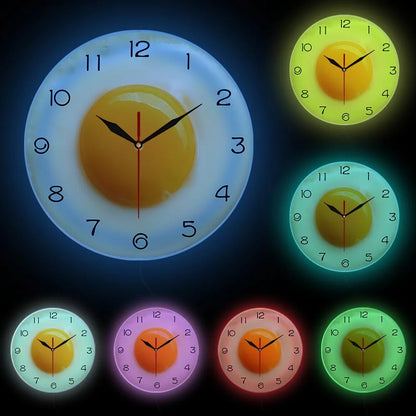 Skorter | SunnySide - Fried Egg Kitchen Wall Clock 3D Design