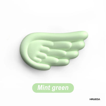 Skorter | Angel Wing Mechanical Keyboard & Mouse Set with Memory Foam Wrist Rest Support for Laptop & PC