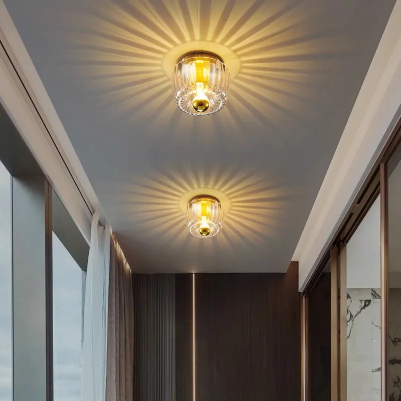 Skorter | BauhausLight - Glass wall lamp with E14 socket for living room and hallway