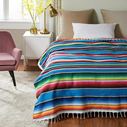 Skorter | Colorful Mexican Serape Blanket