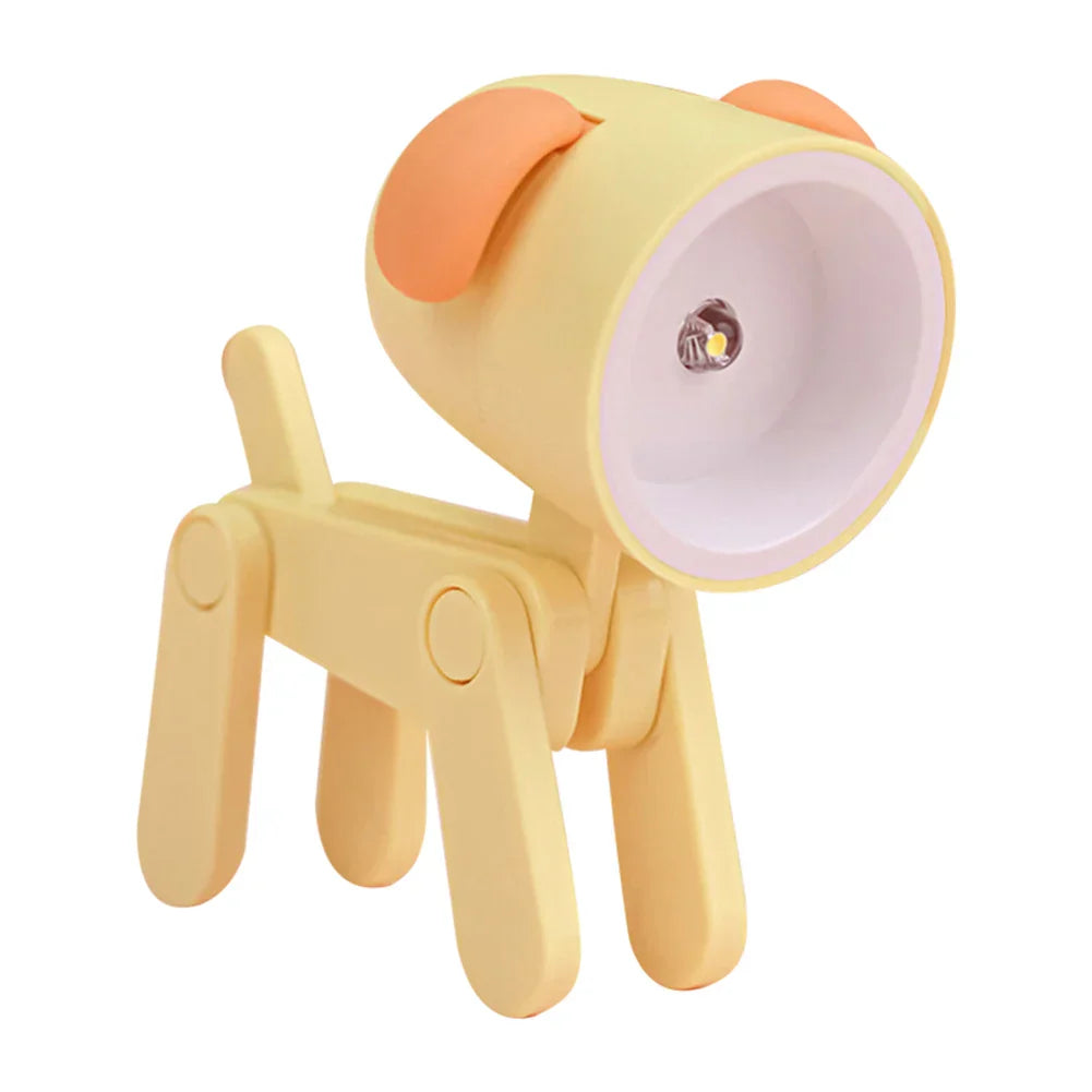 Skorter | Cute LED Night Light - Mini Dog, Deer, Dinosaur Folding Table Lamp for the Children's Room