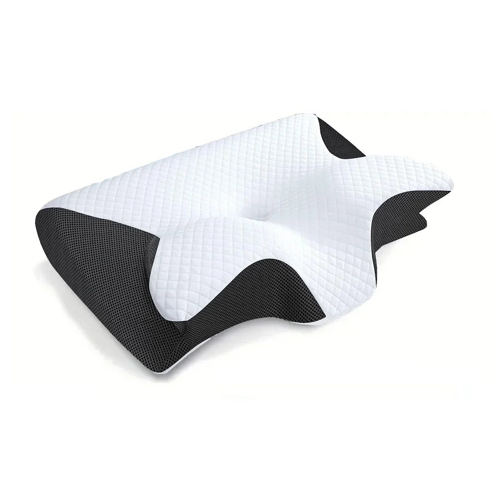 Skorter | 2-in-1 Memory Foam Cervical Pillow with Ergonomic Contour Design – RestAlign