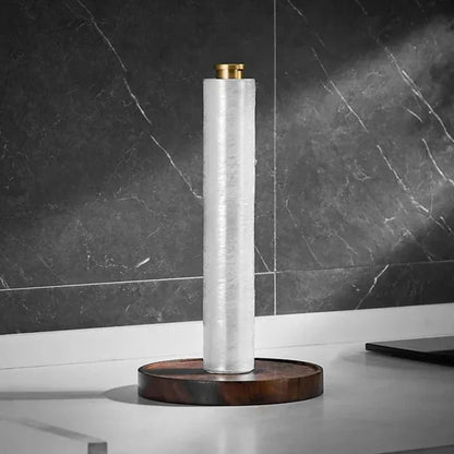 Skorter | Crafted Walnut Paper Towel Holder