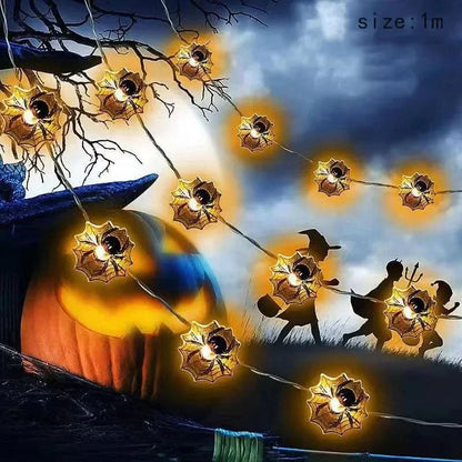 Skorter | Halloween LED Pumpkin & Skull String Lights