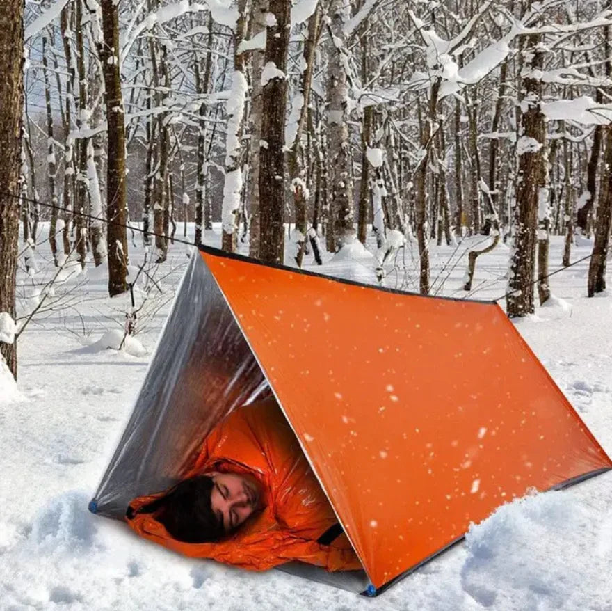 Skorter | 2-Person Survival Tent with Thermal Insulation for Outdoor Adventures