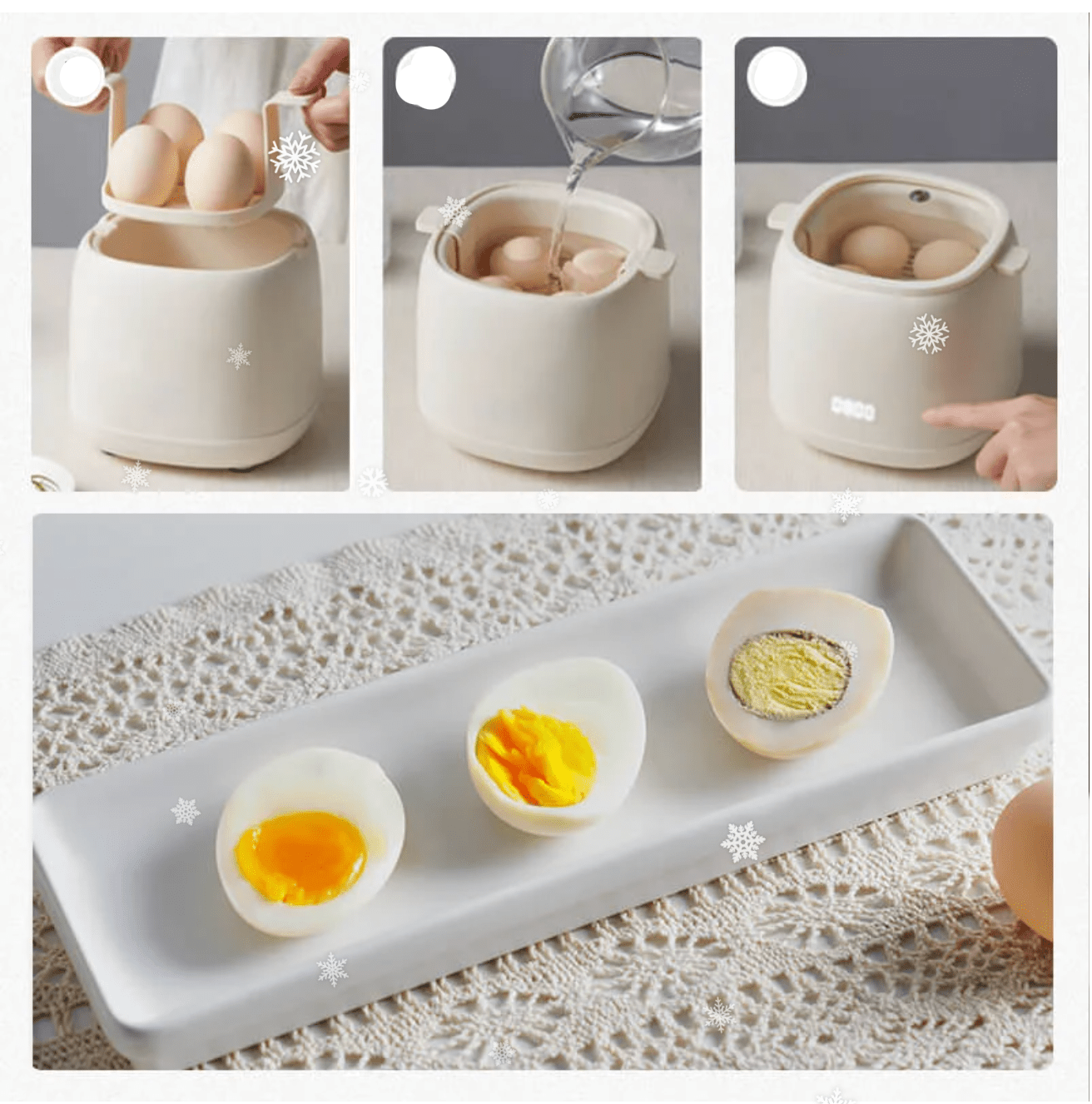 Skorter | EggMaster | Ultra Smart Egg Cooker with 6 Cooking Modes – Perfect Eggs Every Time